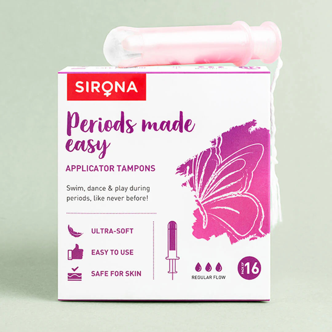 Sirona Premium Applicator Tampons - Regular Flow