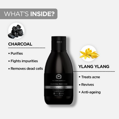 The Man Company Activated Charcoal Face Wash For Men