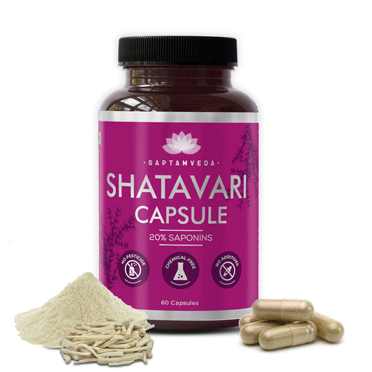 Saptamveda Organic Shatavari Capsules