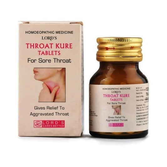 Buy Lord's Homeopathy Throat Kure Tablets from DrMediCart, Ship from India to USA