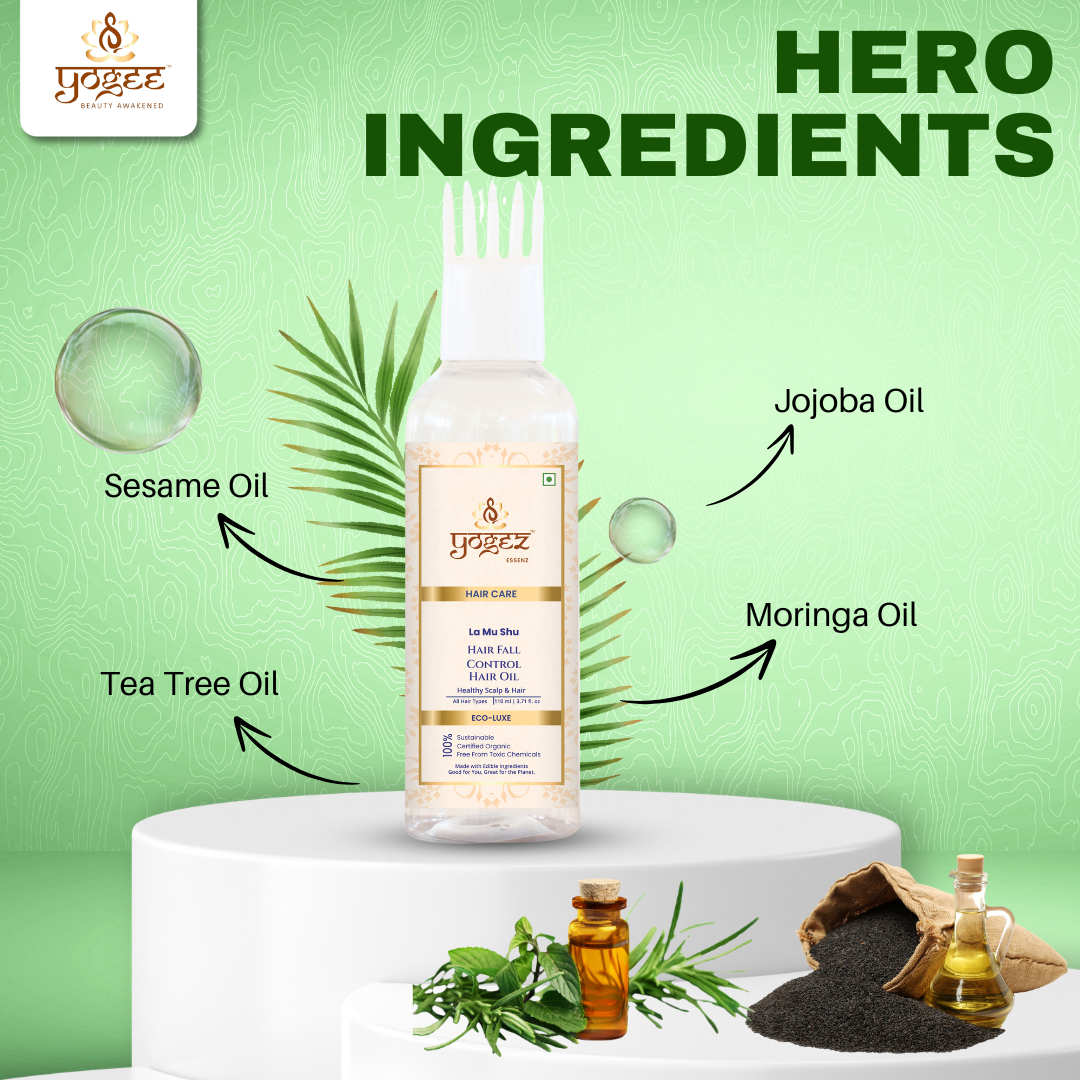 Yogez La Mu Shu Hair Fall Control Hair Oil