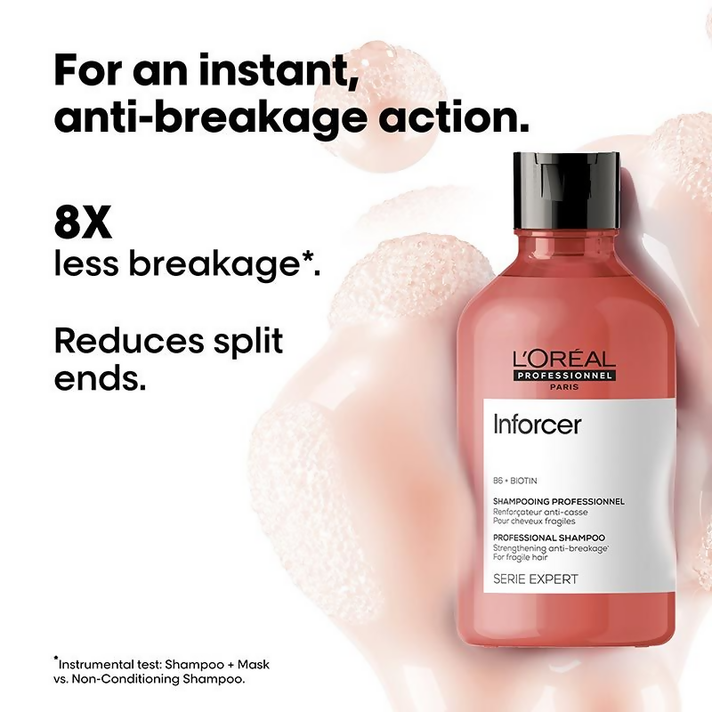 L'Oreal Professionnel Inforcer Shampoo For Reduced Hair Breakage With Biotin & Vitamin B6