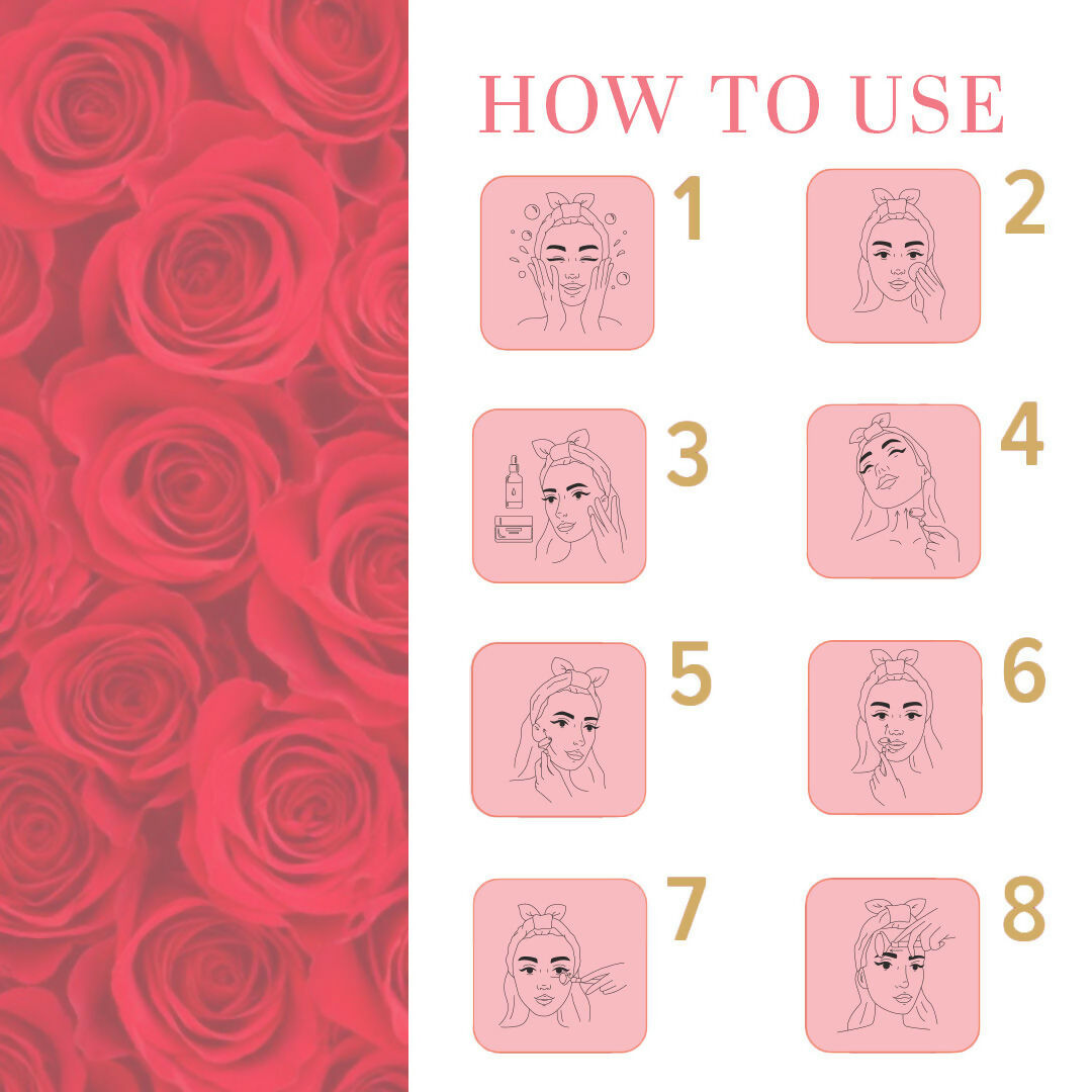 Khadi Natural Rose Quartz Facial Roller