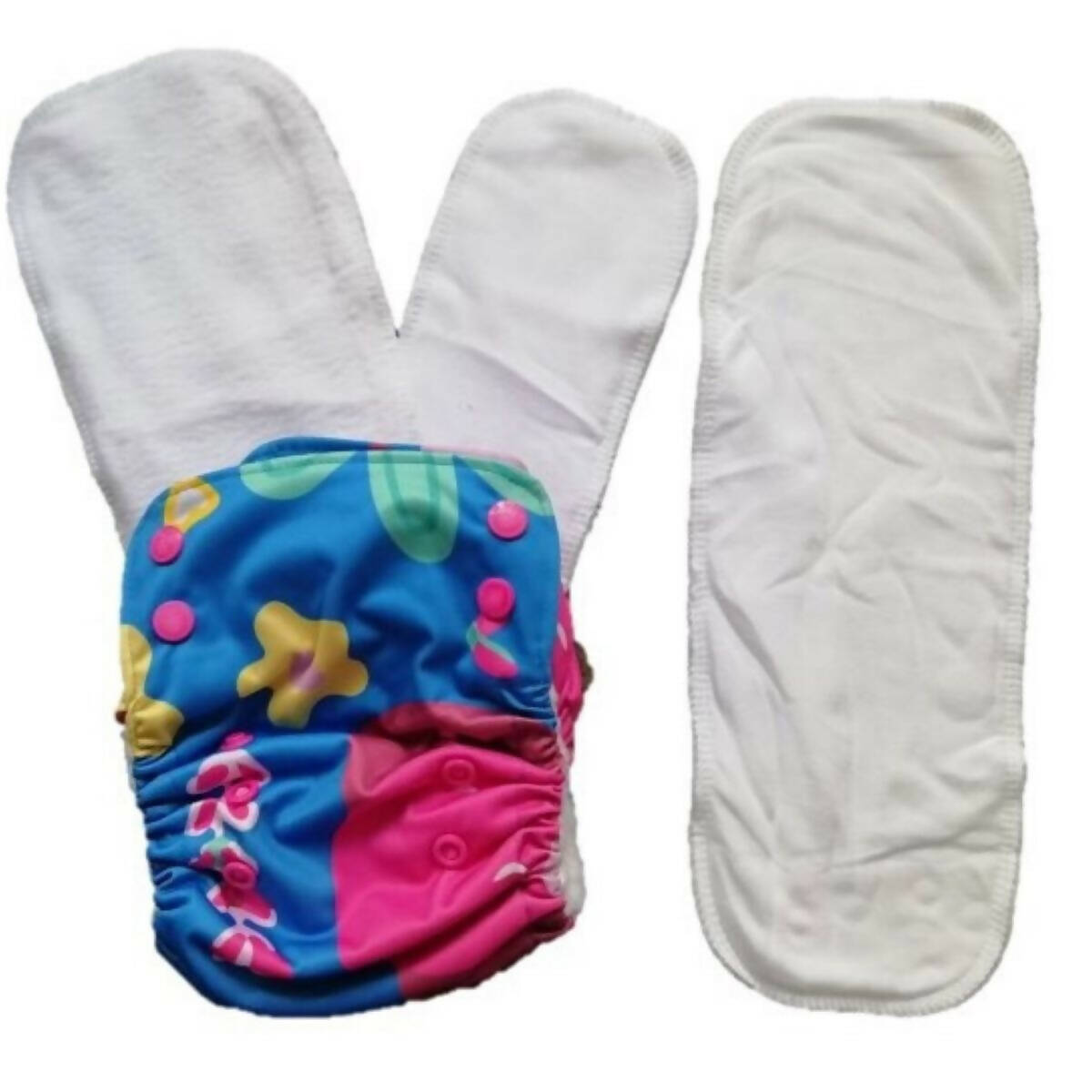 Buy Kindermum Nano Pro Aio Cloth Diaper ( With 2 Organic Inserts And Power Booster)-Random Jungle For Kids from DrMediCart, Ship from India to USA