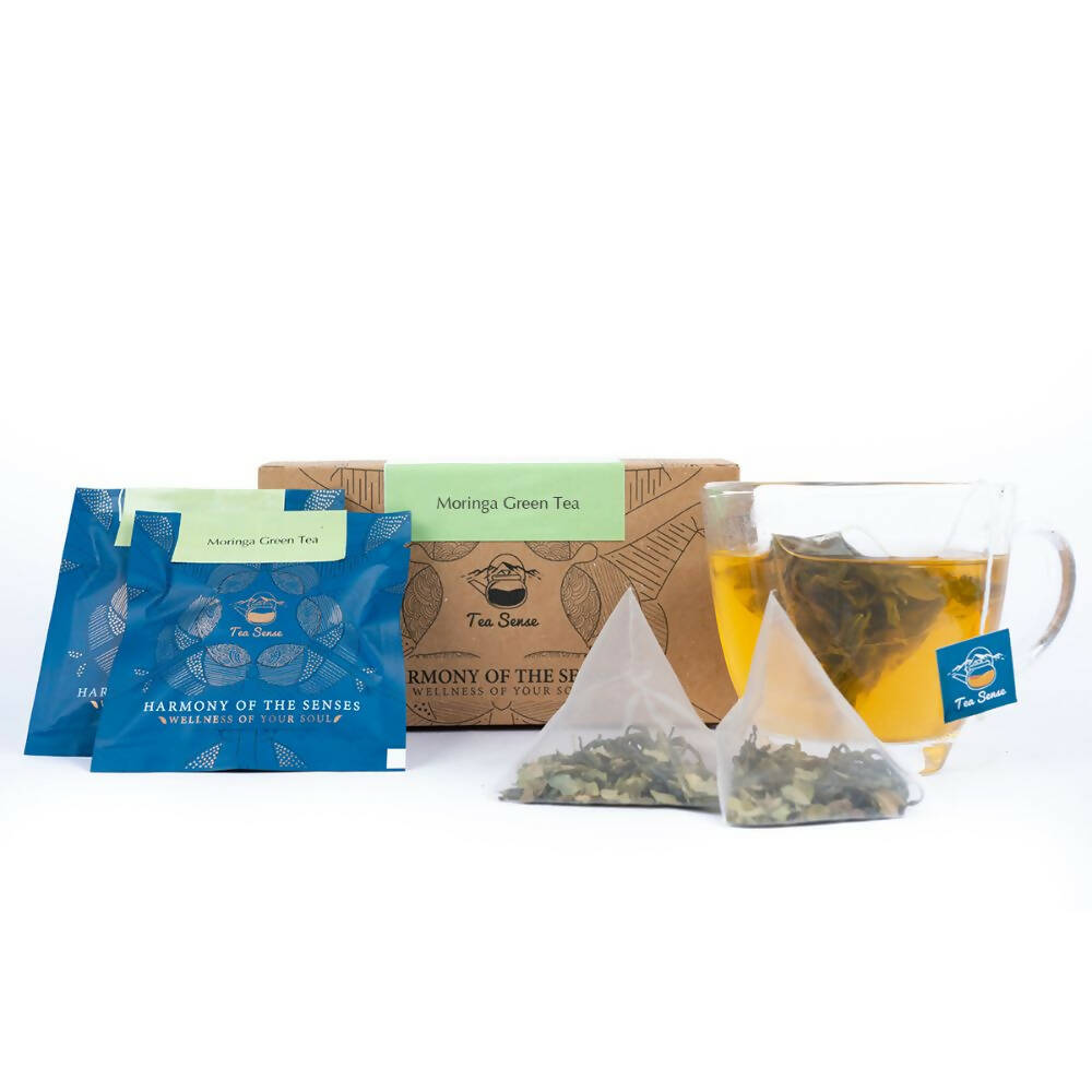 Tea Sense Moringa Green Tea Bags Box - Drmedicart
