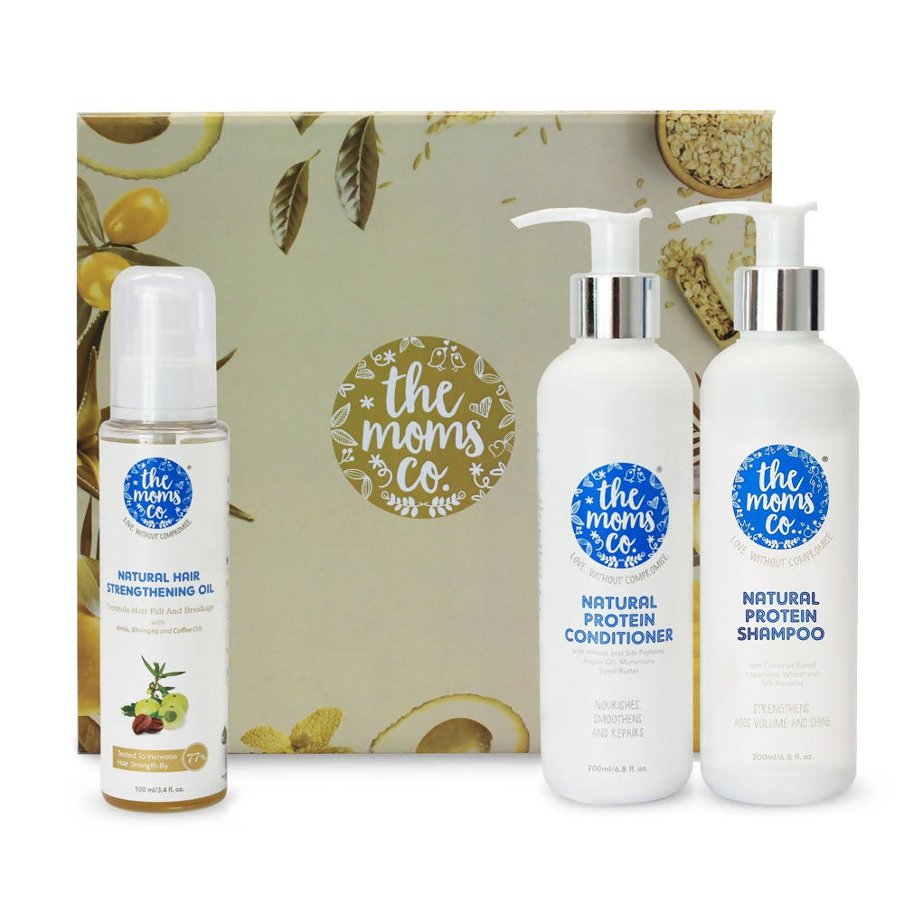 The Moms Co Natural Anti-Hair Fall Complete Care Kit - Drmedicart