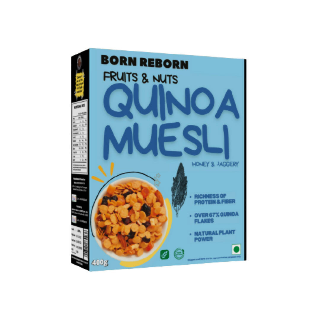 Buy Born Reborn Quinoa Muesli with Honey Fruits and Nuts from DrMediCart, Ship from India to USA