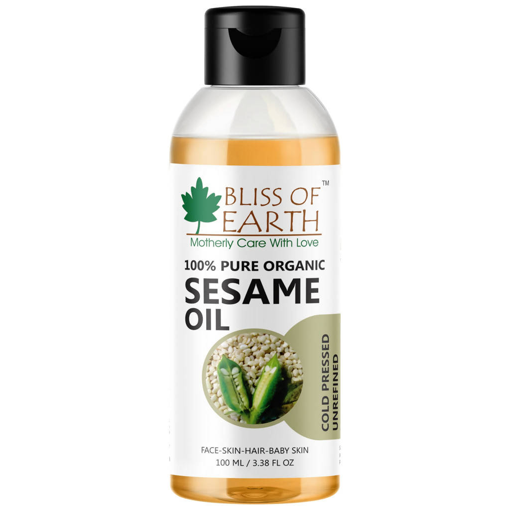 Buy Bliss of Earth Genuine Pure Organic Sesame Oil from DrMediCart, Ship from India to USA