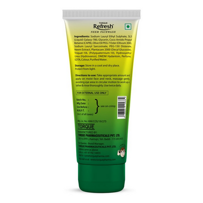 Torque's Refresh Neem Face Wash Cleanses And Soothes Skin