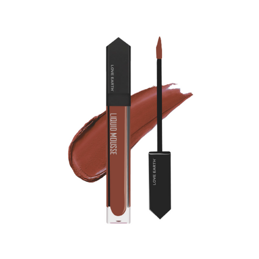 Love Earth Liquid Mousse Lipstick - Spanish Coffee