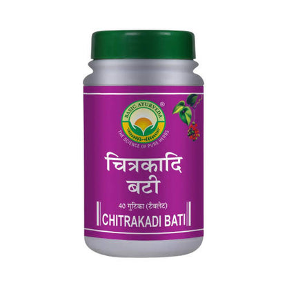 Buy Basic Ayurveda Chitrakadi Bati from DrMediCart, Ship from India to USA