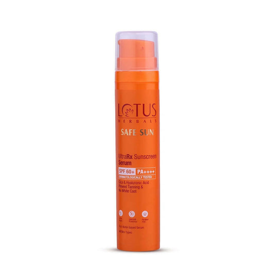 Buy Lotus Herbals Safesun UltraRX Sunscreen Serum SPF 60 PA++++ from DrMediCart, Ship from India to USA