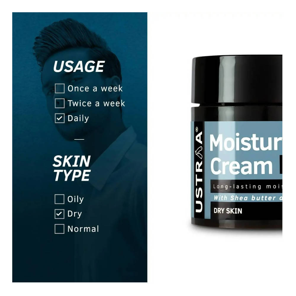 Ustraa Moisturising Cream For Dry Skin - Drmedicart