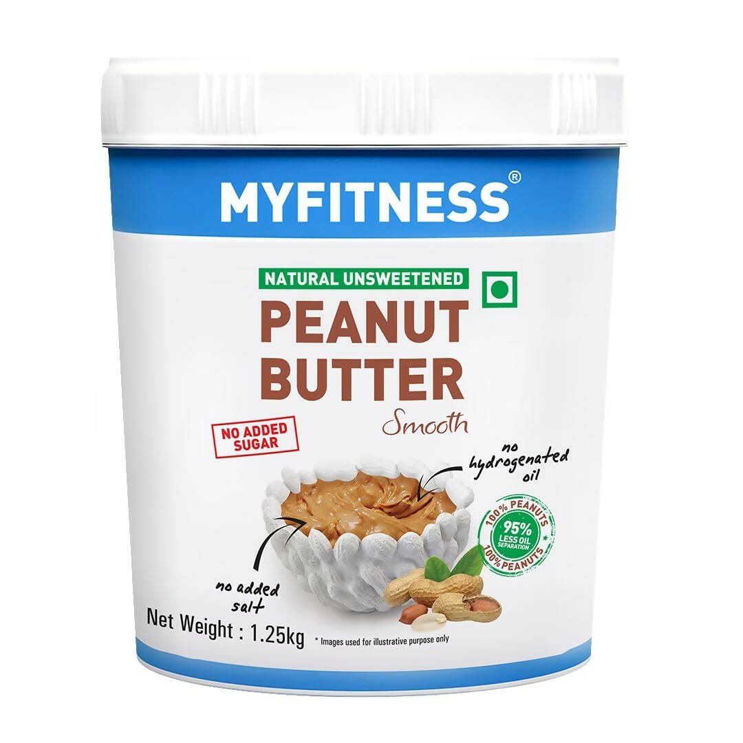Myfitness Unsweetened Natural Peanut Butter Smooth
