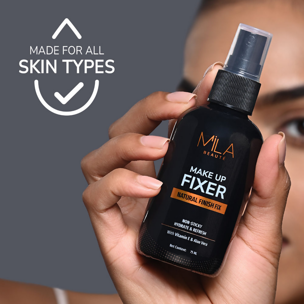 Mila Beaute Non Sticky & Long Lasting Makeup Fixer with Aloe Vera and Vitamin E