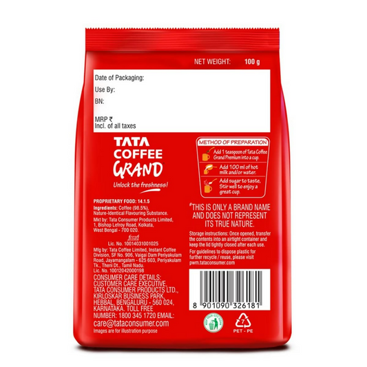 Tata Coffee Grand Premium Instant Coffee Powder