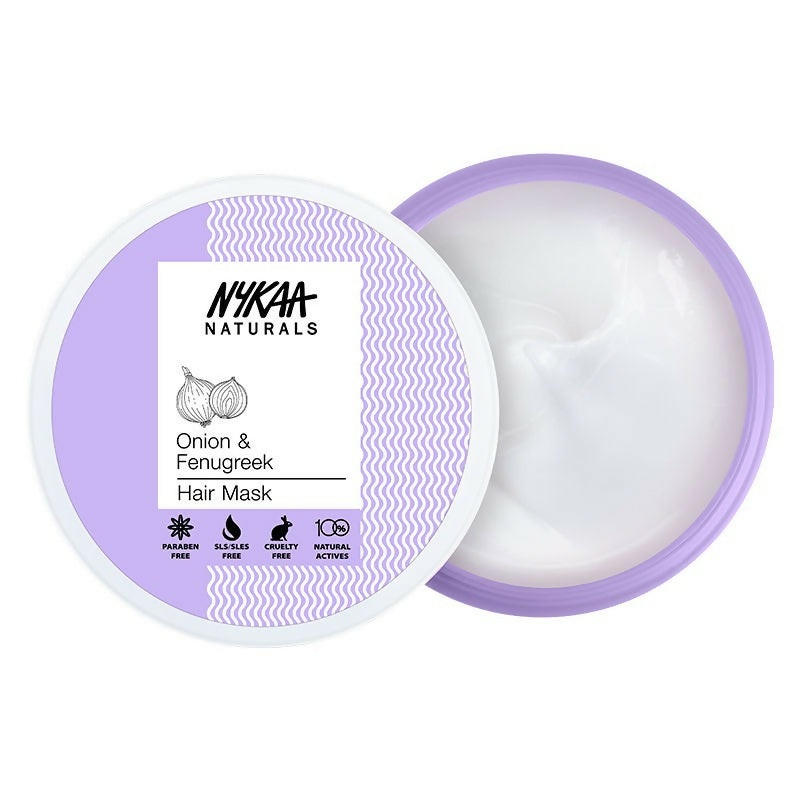 Nykaa Naturals Anti-Hair Fall Sulphate-Free Hair Mask With Onion & Fenugreek - Drmedicart