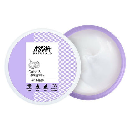Nykaa Naturals Anti-Hair Fall Sulphate-Free Hair Mask With Onion & Fenugreek - Drmedicart
