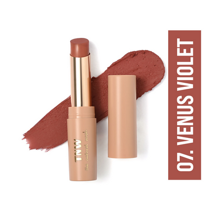 The Natural Wash Silky Matte Fusion Longstay Bullet Lipstick - Venus Violet