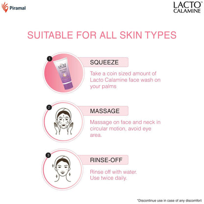 Lacto Calamine Face Wash For Oily Skin