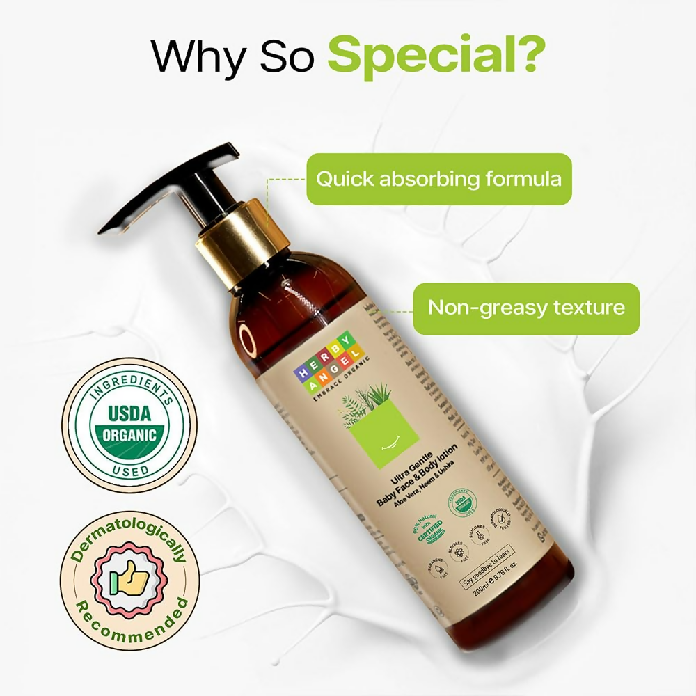 Herby Angel Baby Face & Body Lotion