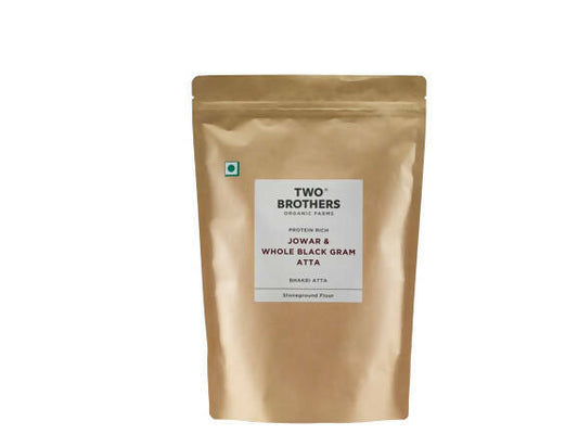 Two Brothers Organic Farms Jowar & Whole Black Gram Atta