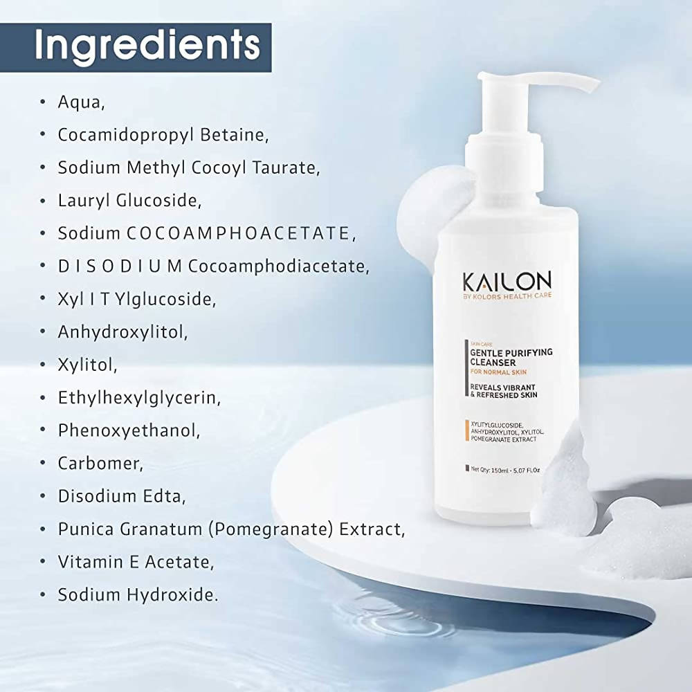 Kailon Gentle Purifying Cleanser Ingredients