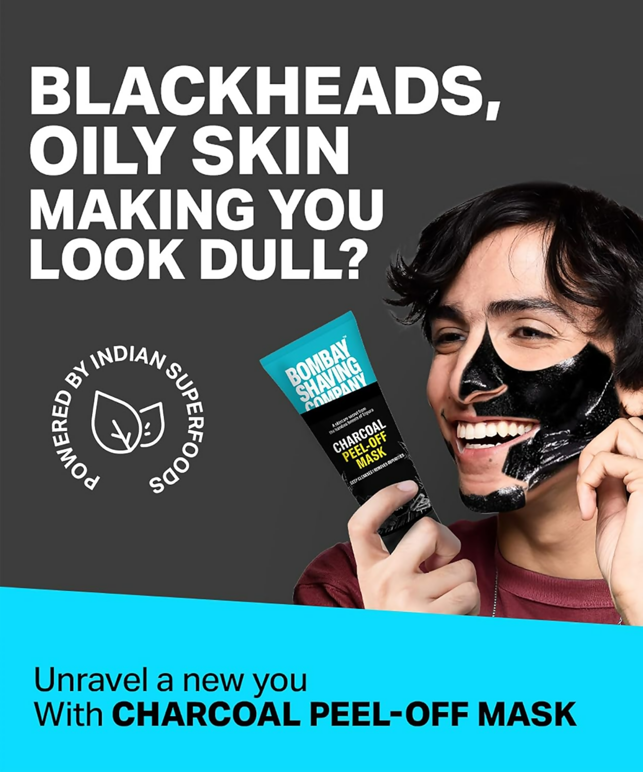 Bombay Shaving Company Activated Charcoal Peel Off Mask