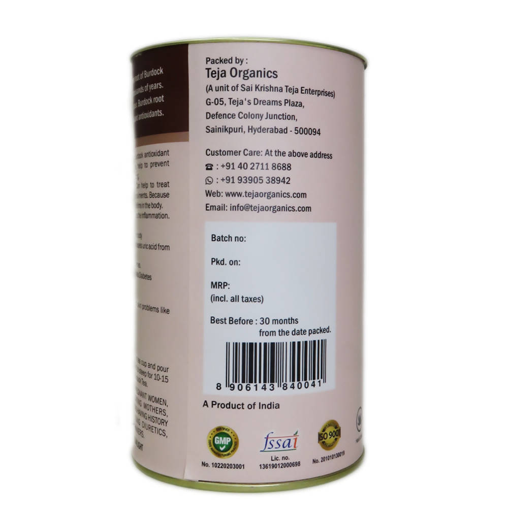 Teja Organics Burdock Tea
