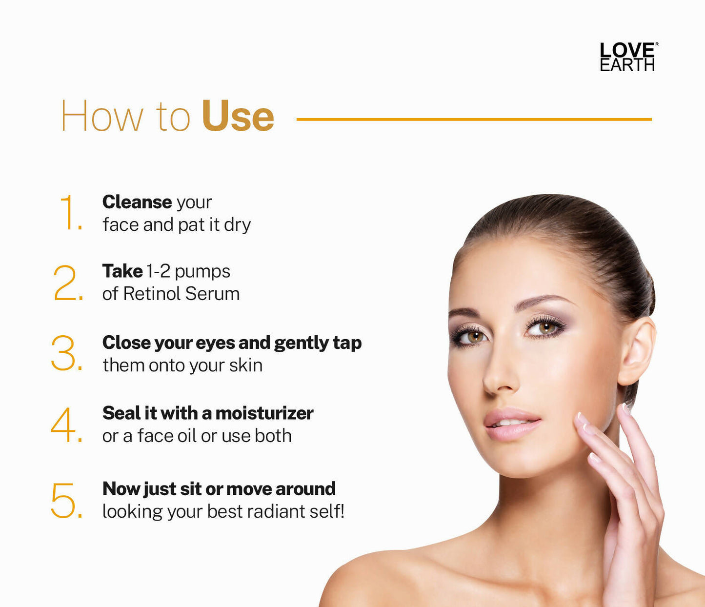 Love Earth Retinol 2.5% Vitamin E & Hyaluronic Acid ƒ?? Face Serum