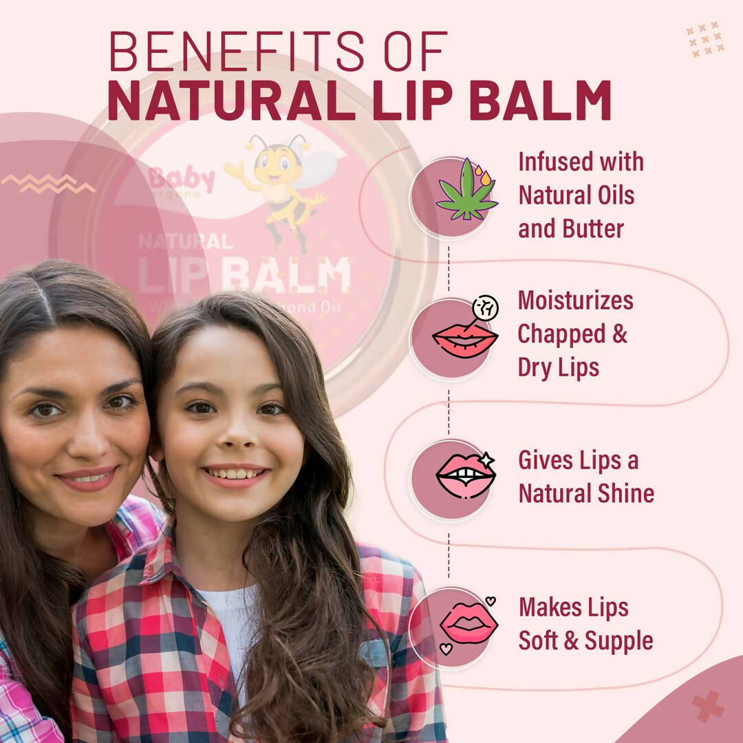 Babyorgano Natural Lip Balm - Strawberry Flavor