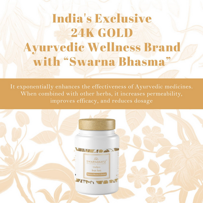 Swarnakayu Intellpro Brain Tonic Tablets With Swarna Bhasma & Brahmi