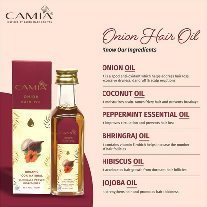 Camia Organic Onion Hair Oil