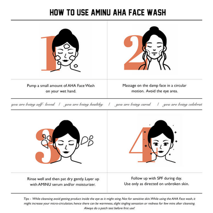 Aminu A-HA Face Wash for Brightening & Oil Control