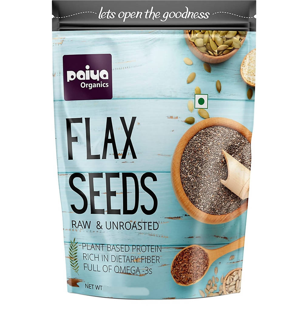 Paiya Organics Flax Seeds Raw & Unroasted