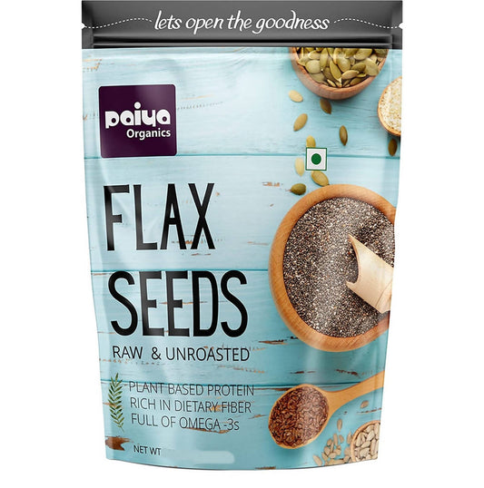 Paiya Organics Flax Seeds Raw & Unroasted