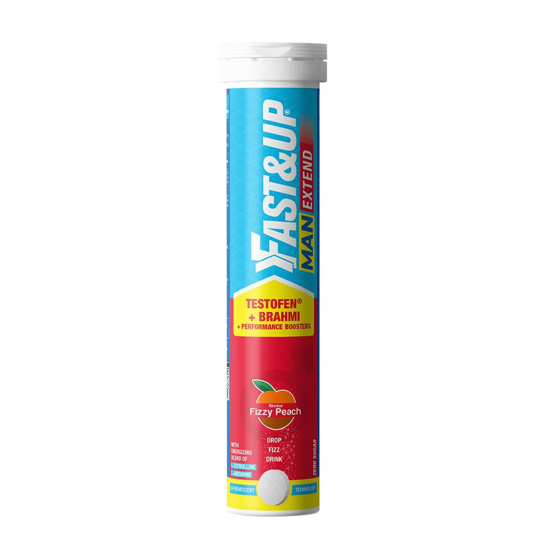 Fast&Up Man Extend Effervescent Tablets - Peach Flavor