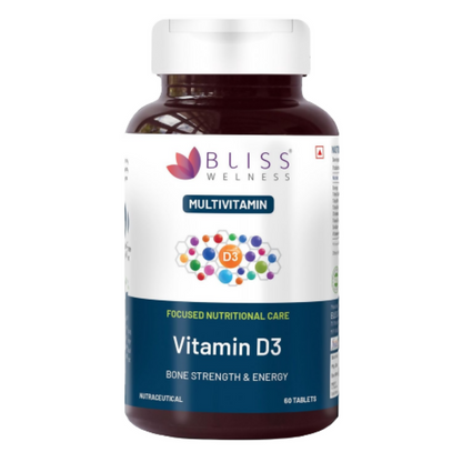 Bliss Welness Vitamin D3 Tablets
