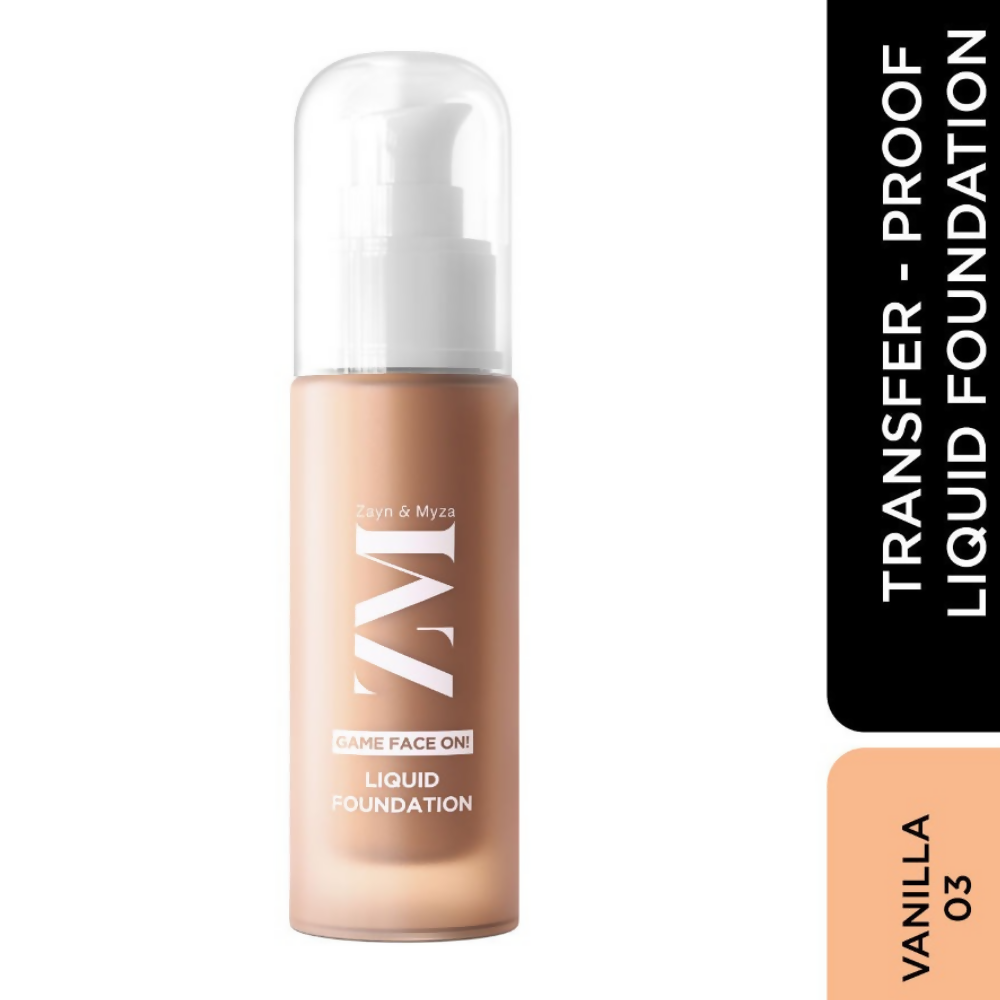 Zayn & Myza Game Face On Liquid Foundation With SPF 25  - Vanilla