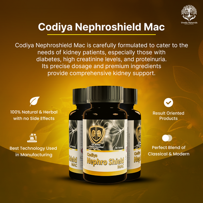 Uveda Naturals Codiya Nephroshield Mac Tablets