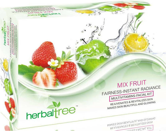 Buy Herbal Tree Mix Fruit Facial Kit for Rejuvenating, Brightening & Glowing Skin from DrMediCart, Ship from India to USA