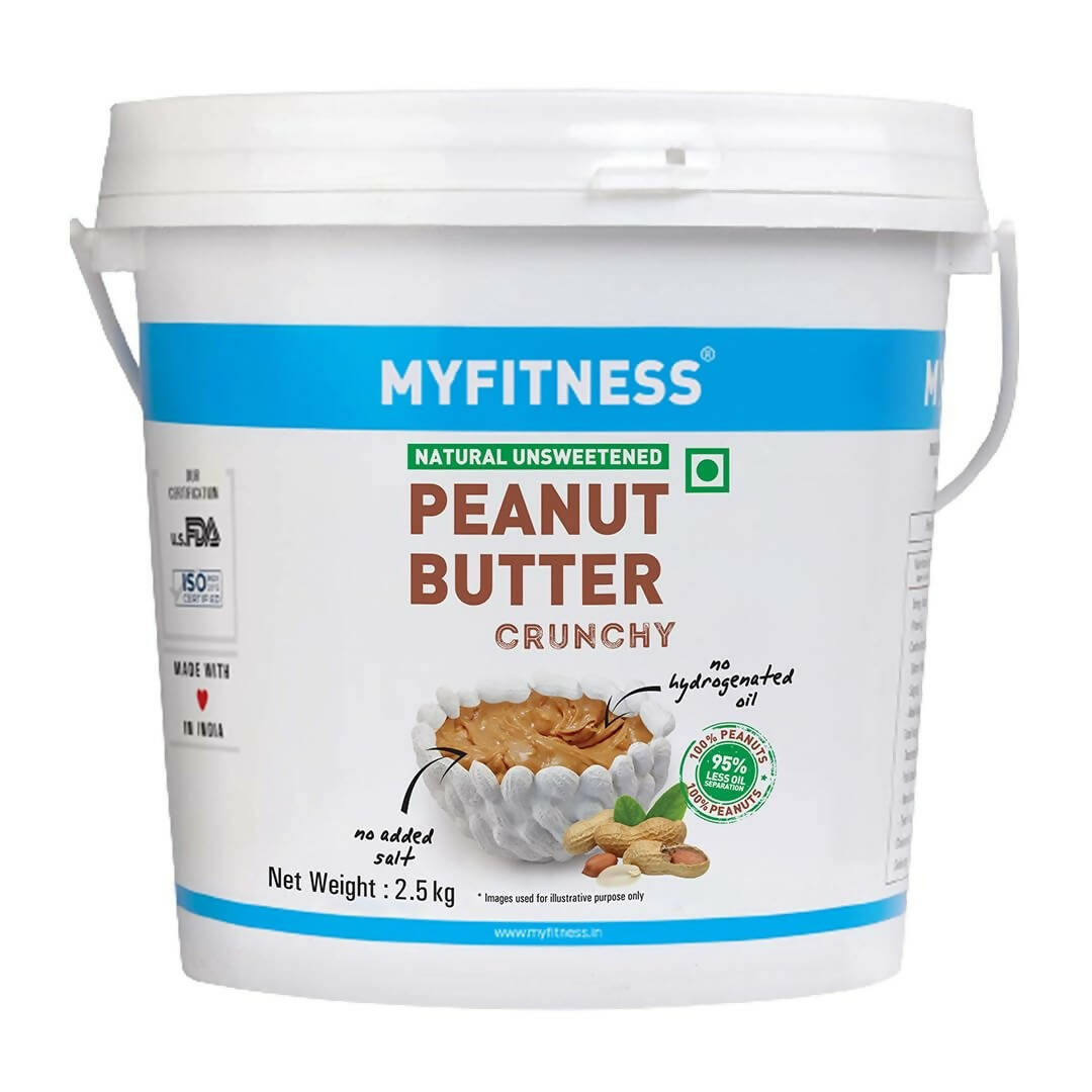 Myfitness All Natural Unsweetened Peanut Butter Crunchy
