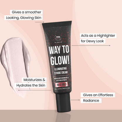 The Natural Wash Way To Glow! Illuminating Strobe Cream - 01 Rose Gold