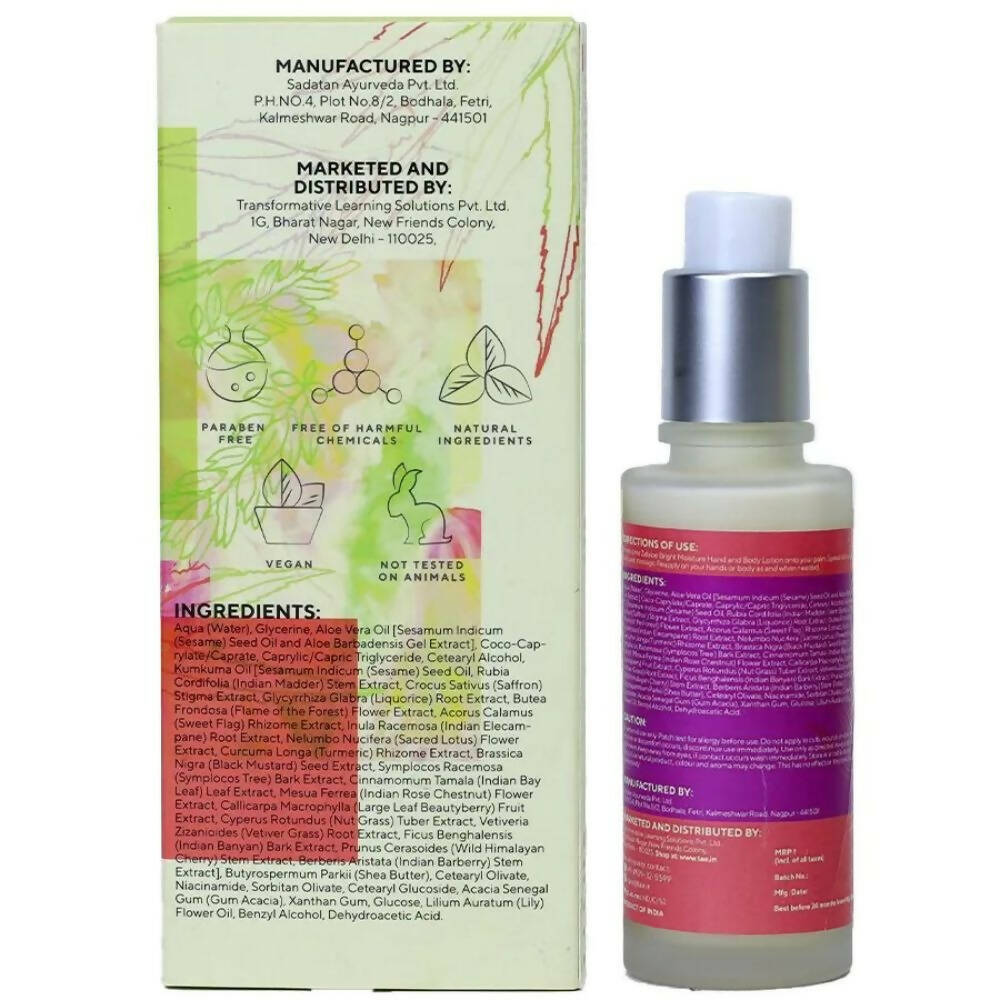 A. Modernica Naturalis Zafaloe Bright Moisture Hand & Body Lotion - DrMediCart