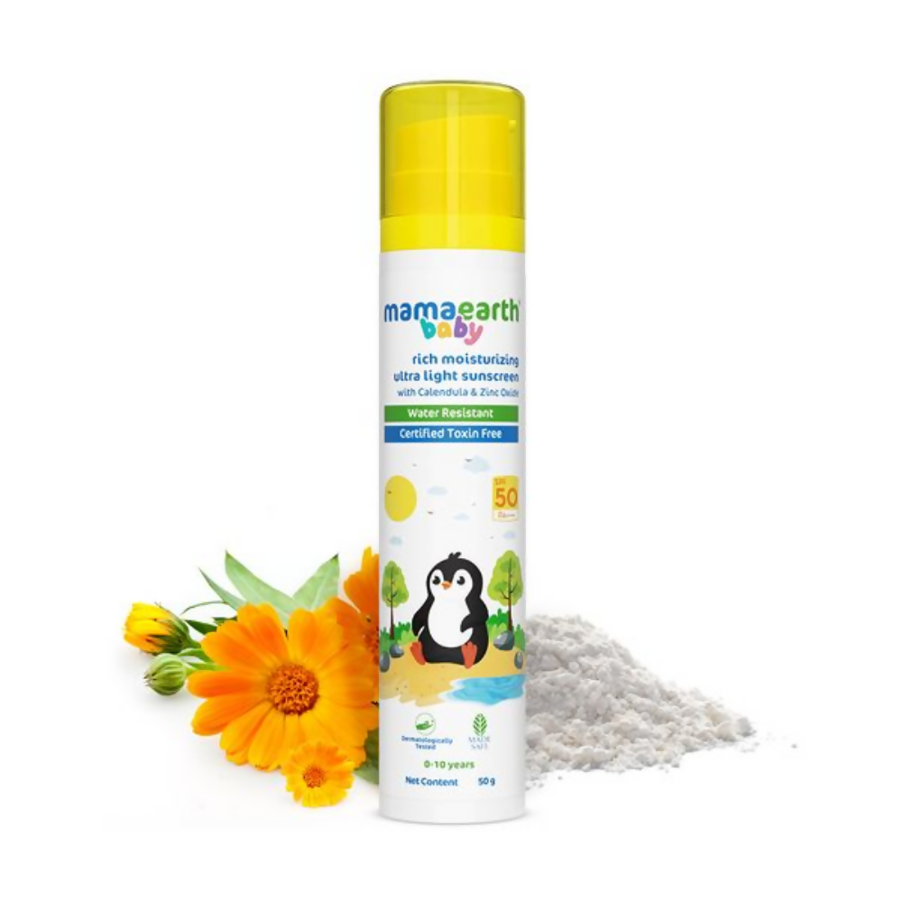 Mamaearth Baby Rich Moisturizing Ultra Light Sunscreen