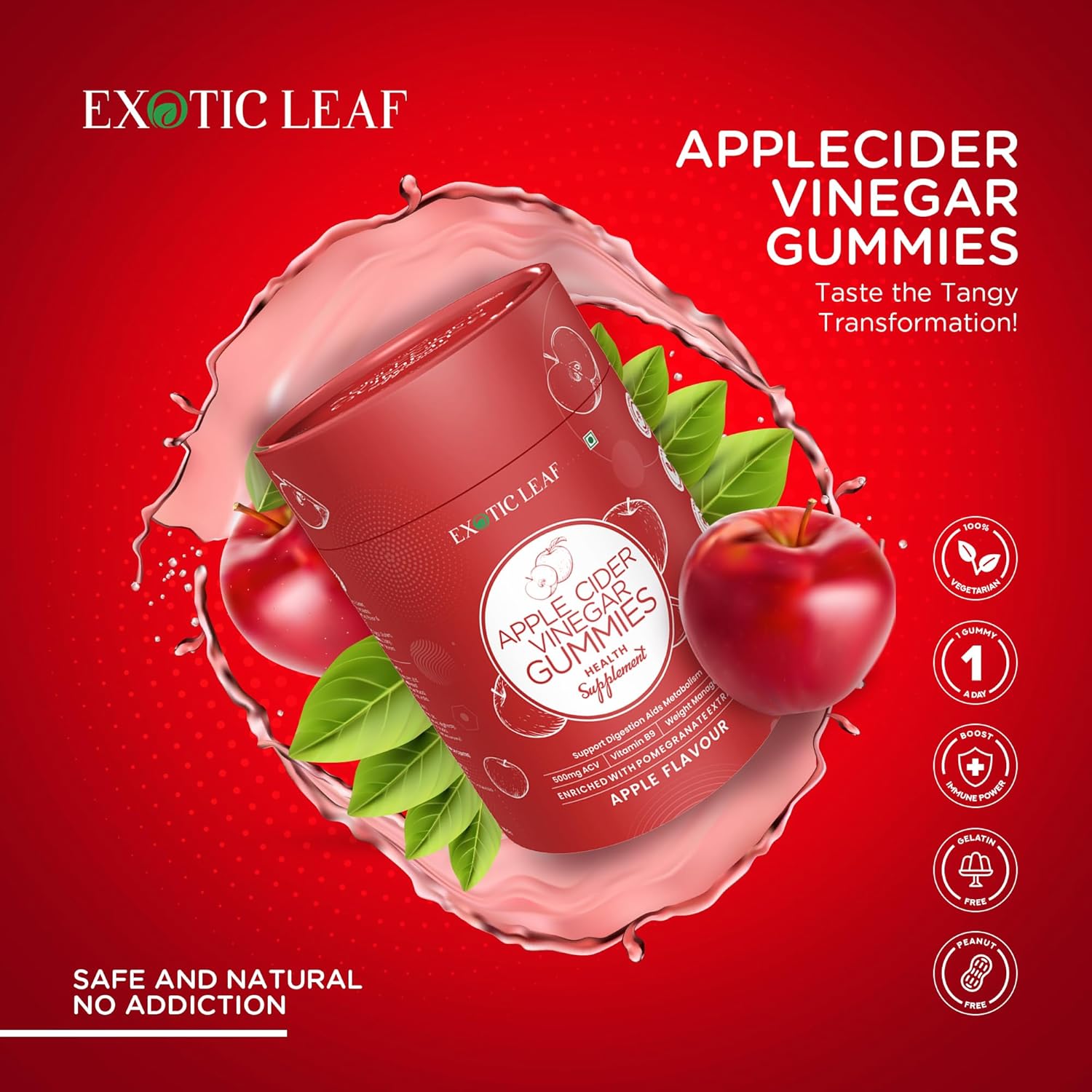 Exotic Leaf Apple Cider Gummies