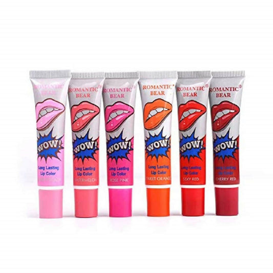 Buy Favon Pack of 6 Romantic Bear Peel off Lipcolors from DrMediCart, Ship from India to USA