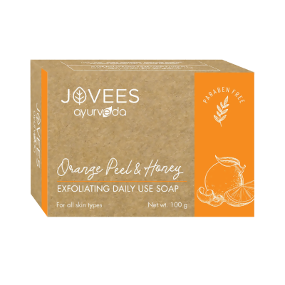 Jovees Orange Peel & Honey Exfoliating Daily Use Soap