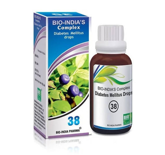 Buy Bio India Homeopathy Complex 38 sugar balance  Mellitus Drops from DrMediCart, Ship from India to USA