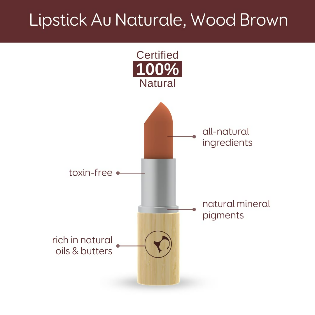 Earthbaby Lipstick Au Naturale 100% Natural Origin ( Wood Brown)